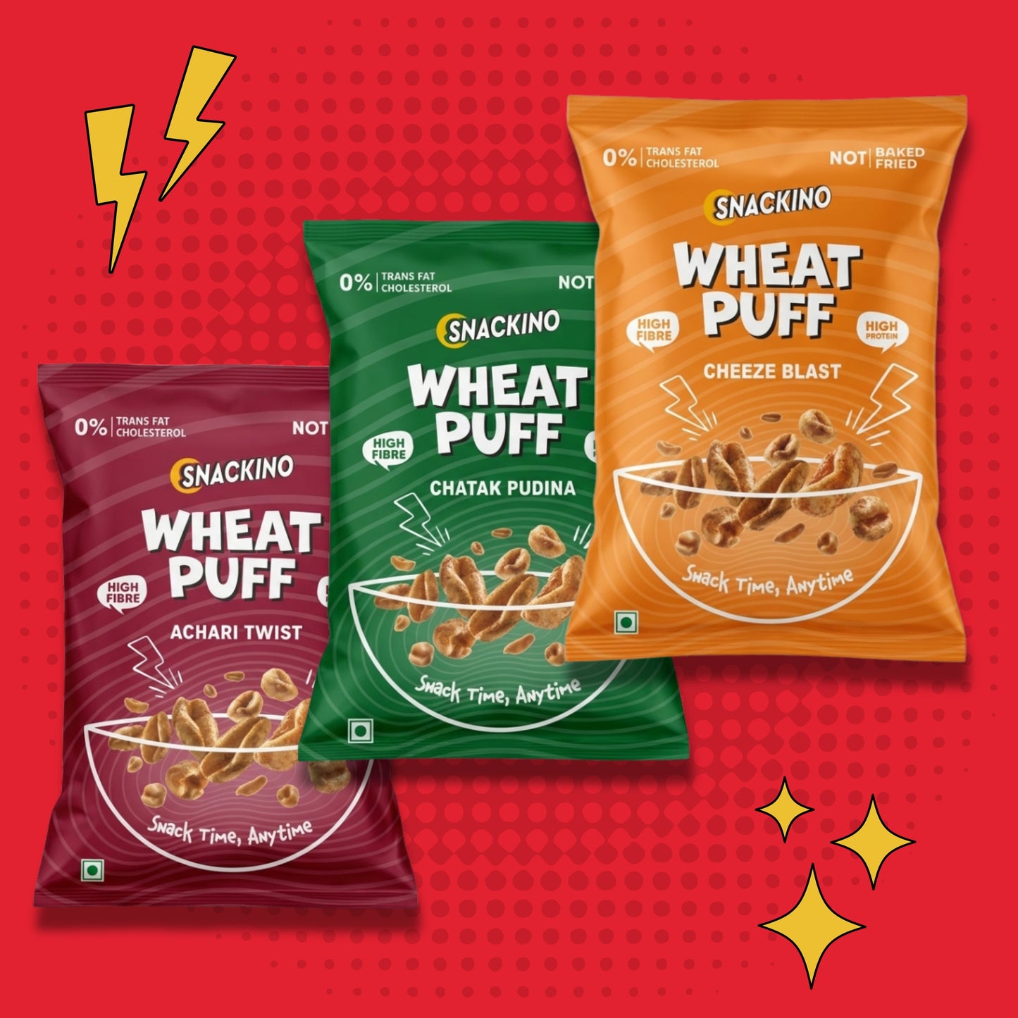3 Flavors, One Epic Crunch.