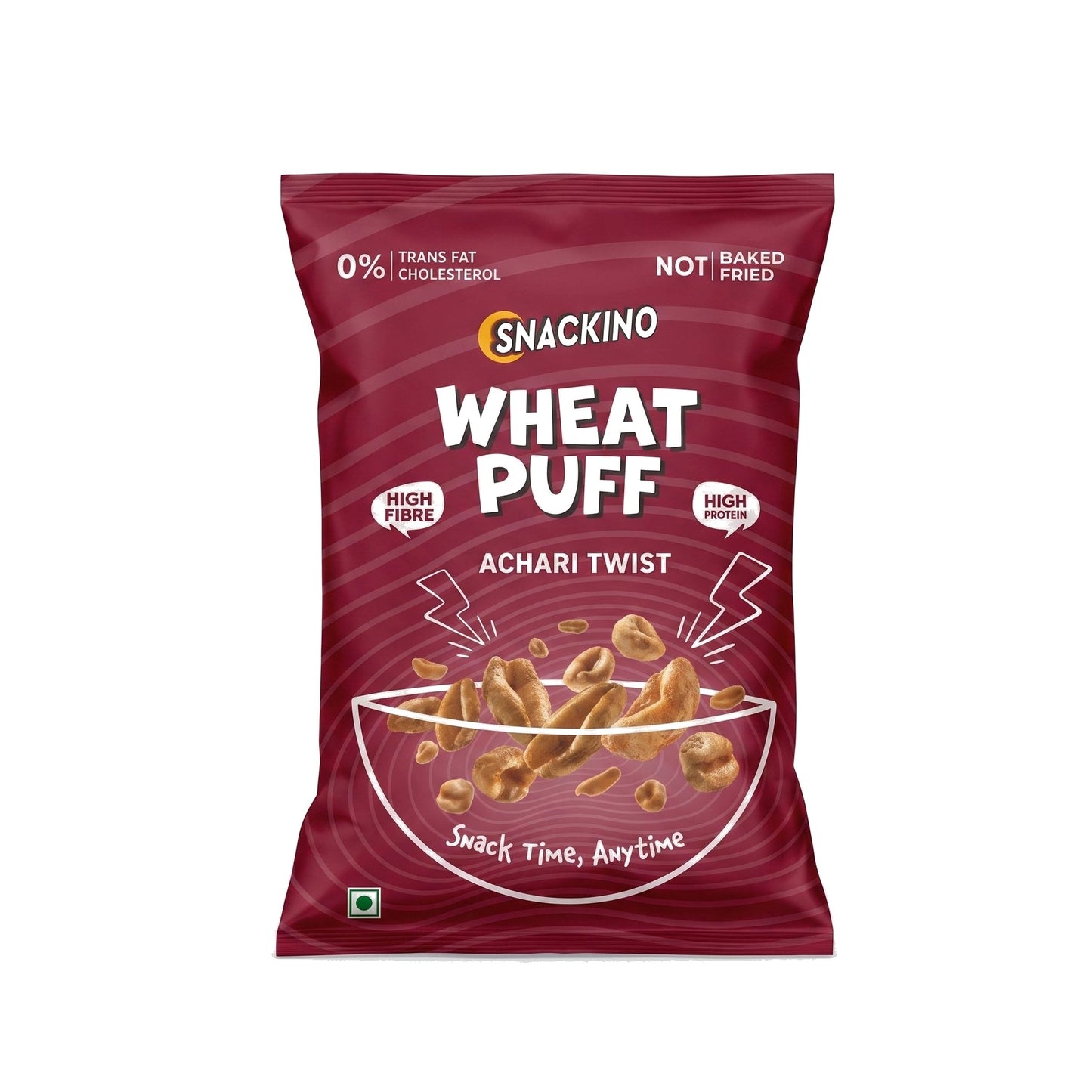 Achari Twist Wheat Puff