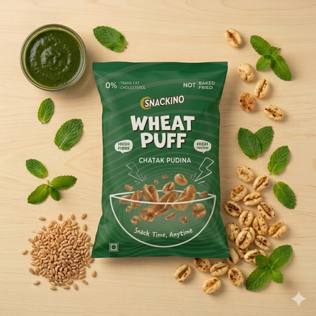 Chatak Pudina Wheat Puff