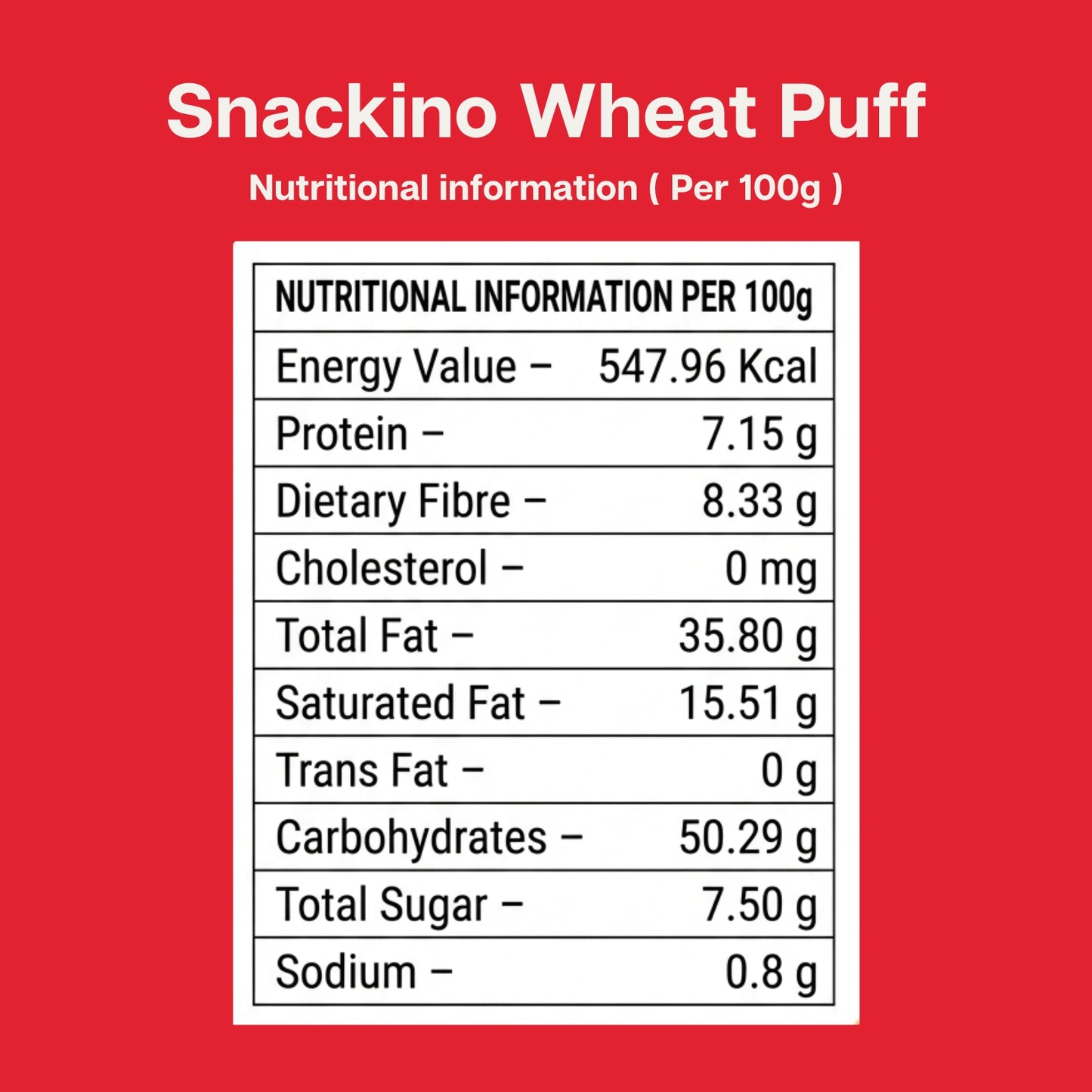 Wheat Puffs - Aachari Twist