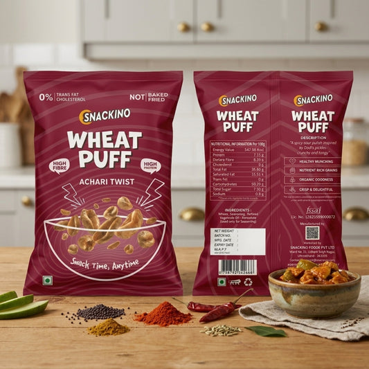 Achari Twist Wheat Puff