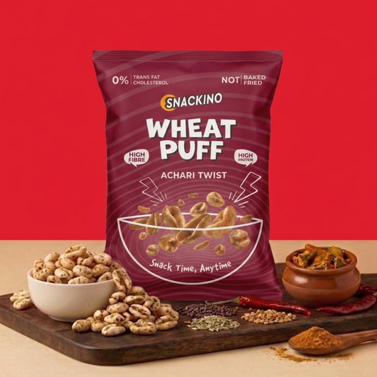 Achari Twist Wheat Puff